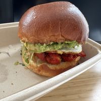 Maman’s breakfast sandwich without bacon  at Maman in Brooklyn