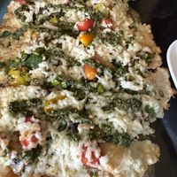 Herbivore flatbreadd  at Lulu and Blu in High Point