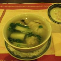 Wanton soup. You will not regret it at Loving Hut in Maastricht