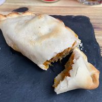 Salchicha vegana, con verduras  at L' Empanada de Papá  in Barcelona