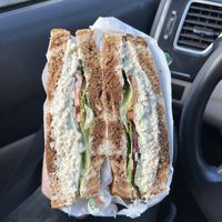 Chicken salad sandwich   at Ben & Esther's Vegan Jewish Deli in Seattle