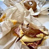 Ooey gooey yumminess!  at Ben & Esther's Vegan Jewish Deli in Seattle