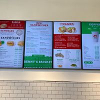 Menu at Ben & Esther's Vegan Jewish Deli in Seattle