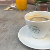   at Cosy Café in Budapest