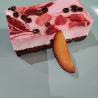 Fruit cake at Cosy Café in Budapest