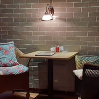 Cosy interior at Barter Books in Alnwick