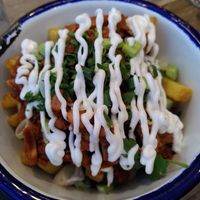 jackfruit loaded fries at Ffolkes in Kings Lynn