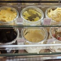All 6 vegan flavours (sorry for the bad quality) at Dream Cream in Rhodes