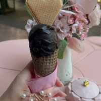 Vegan dark chocolate   at Dream Cream in Rhodes