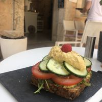 Bread is self made and full of yammy nuts😄  at Re.sen in Mallorca