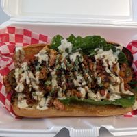 Philly sub w/ chick'n at The Utopia Deli in Little Rock