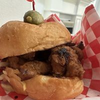 Slider   at The Utopia Deli in Little Rock