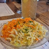 White cabbage salad / carrot and white radish salad at Stary Młyn in Poznan