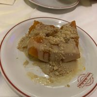 Kürbisdessert mit Tahin und Walnüssen  at Hacı Abdullah in Istanbul