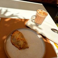 Empanada at Bobó Empório Vegano in Sao Paulo