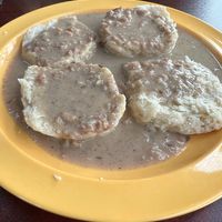 Biscuits & Gravy at Soulshine Vegan Cafe in Indianapolis