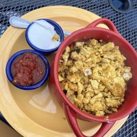 tofu scramble  at Soulshine Vegan Cafe in Indianapolis