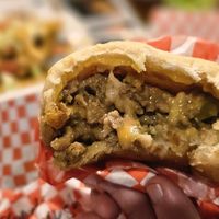 Philly Cheese Steak bunzy at Bunzy's & Booze in Colorado Springs