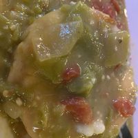 Vegan mushroom Swiss with green chili sauce   at Bunzy's & Booze in Colorado Springs