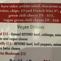 Vegan Bunzy's  at Bunzy's & Booze in Colorado Springs