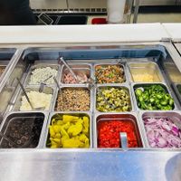 Salad line at Doc Greens in Olathe