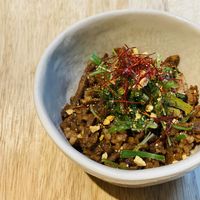 肉味噌丼  at Uno Yukiko - Gion Soy Milk Ramen - ぎをん豆乳らーめん うのゆきこ in Kyoto