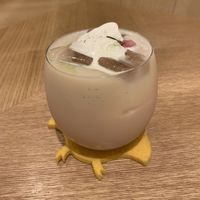 Sakura cocktail   at Uno Yukiko - Gion Soy Milk Ramen - ぎをん豆乳らーめん うのゆきこ in Kyoto