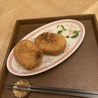 Croquettes   at Uno Yukiko - Gion Soy Milk Ramen - ぎをん豆乳らーめん うのゆきこ in Kyoto