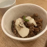 Rice and cheese  at Uno Yukiko - Gion Soy Milk Ramen - ぎをん豆乳らーめん うのゆきこ in Kyoto