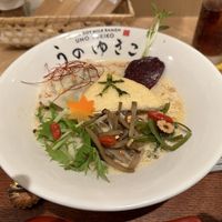 Kyoto Special Hana Ramen  at Uno Yukiko - Gion Soy Milk Ramen - ぎをん豆乳らーめん うのゆきこ in Kyoto