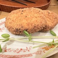 Vegan potatoes croquettes   at Uno Yukiko - Gion Soy Milk Ramen - ぎをん豆乳らーめん うのゆきこ in Kyoto
