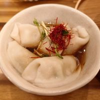 Dumplings at Uno Yukiko - Gion Soy Milk Ramen - ぎをん豆乳らーめん うのゆきこ in Kyoto