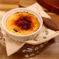Plain Creme Brulee at Uno Yukiko - Gion Soy Milk Ramen - ぎをん豆乳らーめん うのゆきこ in Kyoto