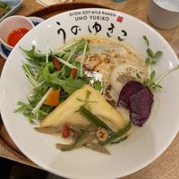 Hot soy milk ramen  at Uno Yukiko - Gion Soy Milk Ramen - ぎをん豆乳らーめん うのゆきこ in Kyoto