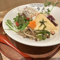 豆乳ラーメン 花 soy milk ramen hana  at Uno Yukiko - Gion Soy Milk Ramen - ぎをん豆乳らーめん うのゆきこ in Kyoto