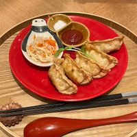 Dumplings at Uno Yukiko - Gion Soy Milk Ramen - ぎをん豆乳らーめん うのゆきこ in Kyoto