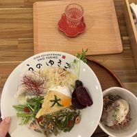 Hana ramen and rice and soy milk cheese #Veganuary at Uno Yukiko - Gion Soy Milk Ramen - ぎをん豆乳らーめん うのゆきこ in Kyoto