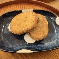 Potato Croquettes  at Uno Yukiko - Gion Soy Milk Ramen - ぎをん豆乳らーめん うのゆきこ in Kyoto