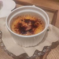 Creme brulee at Uno Yukiko - Gion Soy Milk Ramen - ぎをん豆乳らーめん うのゆきこ in Kyoto
