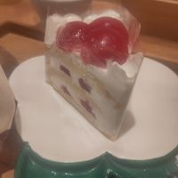 Strawberry shortcake at Uno Yukiko - Gion Soy Milk Ramen - ぎをん豆乳らーめん うのゆきこ in Kyoto