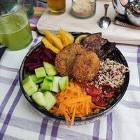 Buddha bowl at Some in Marrakech