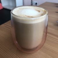 Soya cappuccino   at Circle Cafe - Mangrove Village in Abu Dhabi