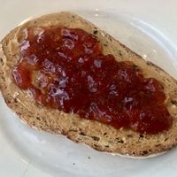 Peanut butter and jam toast  at Circle Cafe - Mangrove Village in Abu Dhabi