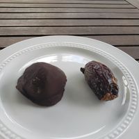 Treats to go! A Power Ball and an Energy Treat! at Karma Cleanse Cafe in Chestertown