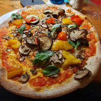 Pizza Antipasti at Salino Holzofenpizza in Bamberg