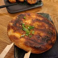 Brot und Austernpilzspieß  at Genki Bar & Restaurant in Essen