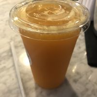 Orange juice   at Juicery Harlem in New York City