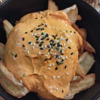 Patatas bravas at Favorito mi Lugar in Sevilla