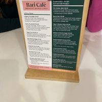 Vegan options  at Bari Café in Cahersiveen