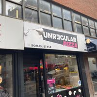 Front at Unregular Pizza in New York City